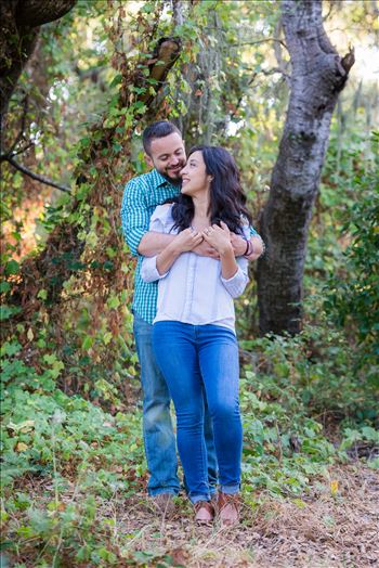 Los Osos State Park Reserve Engagement Photography and Wedding Photography by Mirror's Edge Photography.  Romantic hug couple