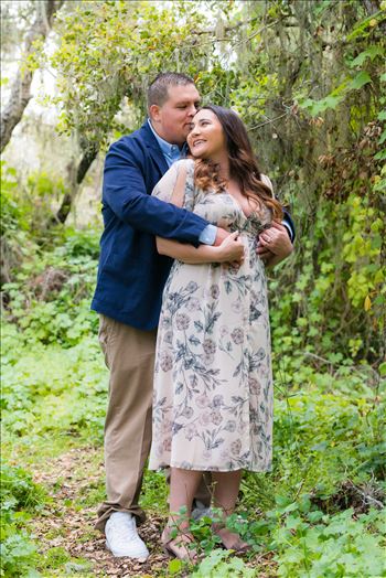 Los Osos Oaks Nature Reserve Engagement Photography Session by Mirror's Edge Photography.  Romantic engagement in the trees on the Central Coast of California