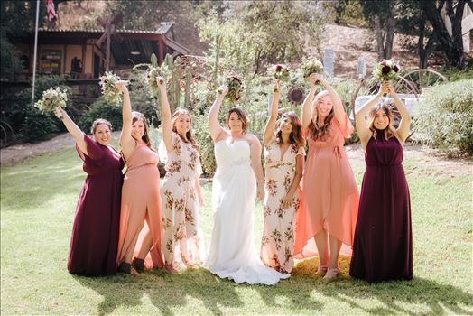 Mirror's Edge Photography captures Madison and Stephen's Wedding at Case de Alvarez in Arroyo Grande, California. Bride and Bridesmaids