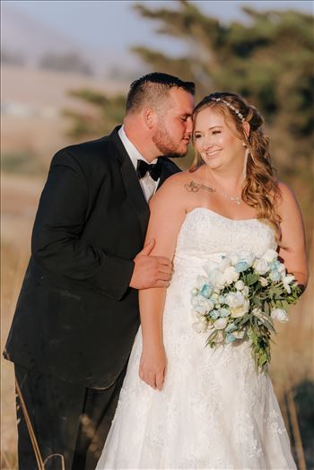 Mirror's Edge Photography, a San Luis Obispo Wedding Photographer, captures a wedding at the Historic Dana Adobe in Nipomo California.  Sunset photos with the bride and groom romantic.