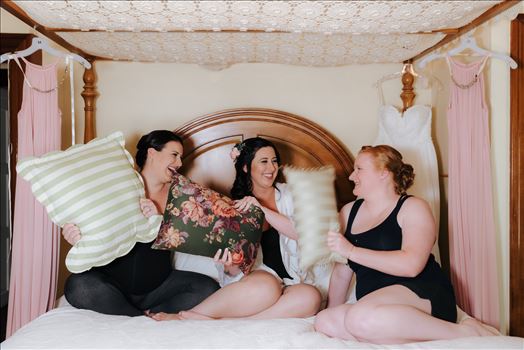Emily House Bed and Breakfast Paso Robles California Wedding Photography by Mirrors Edge Photography.  The girls having fun