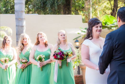 Wedding photography at the Historic Santa Maria Inn in Santa Maria, California by Mirror's Edge Photography. Bride and Bridesmaids