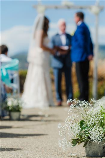 Wedding at Dolphin Bay Resort and Spa in Shell Beach, California by Sarah Williams of Mirror's Edge Photography, a San Luis Obispo County Wedding Photographer. Down the aisle at Spyglass