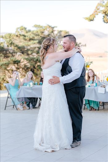 Mirror's Edge Photography, a San Luis Obispo Wedding Photographer, captures a wedding at the Historic Dana Adobe in Nipomo California.  First dance.