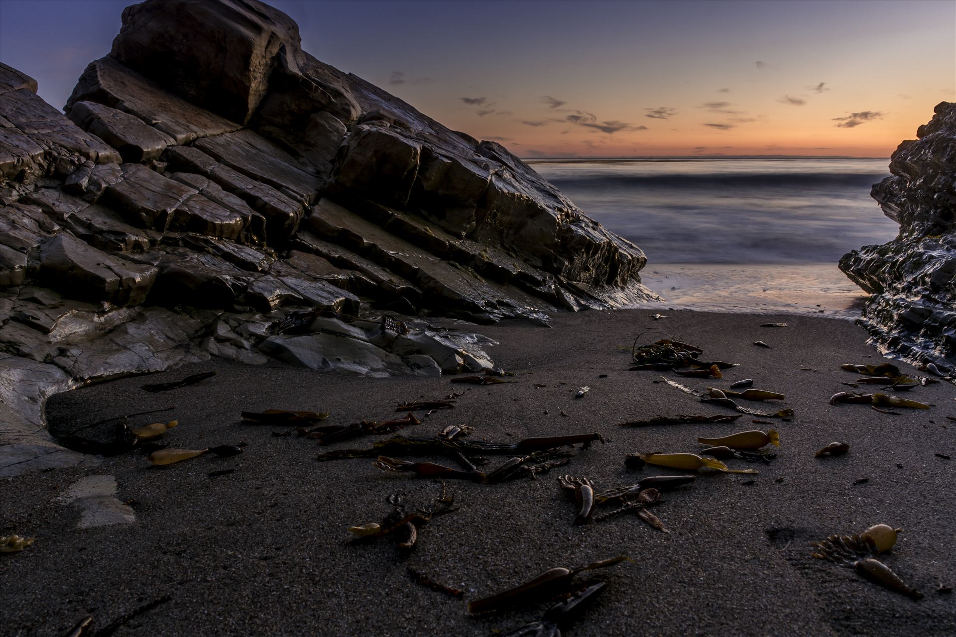 Wet Sand Sunset.jpg -  by Sarah Williams