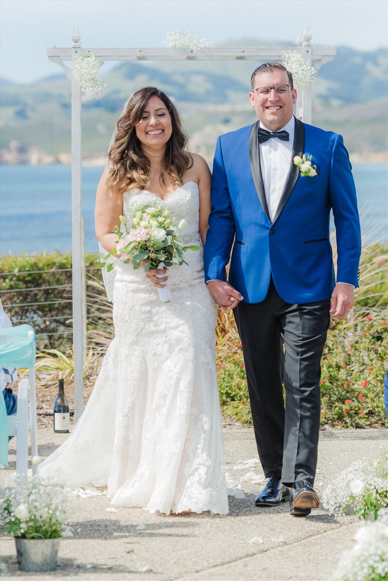 Candy and Christopher 19 - Wedding at Dolphin Bay Resort and Spa in Shell Beach, California by Sarah Williams of Mirror's Edge Photography, a San Luis Obispo County Wedding Photographer. Ceremony at Spyglass in Shell Beach, California by Sarah Williams