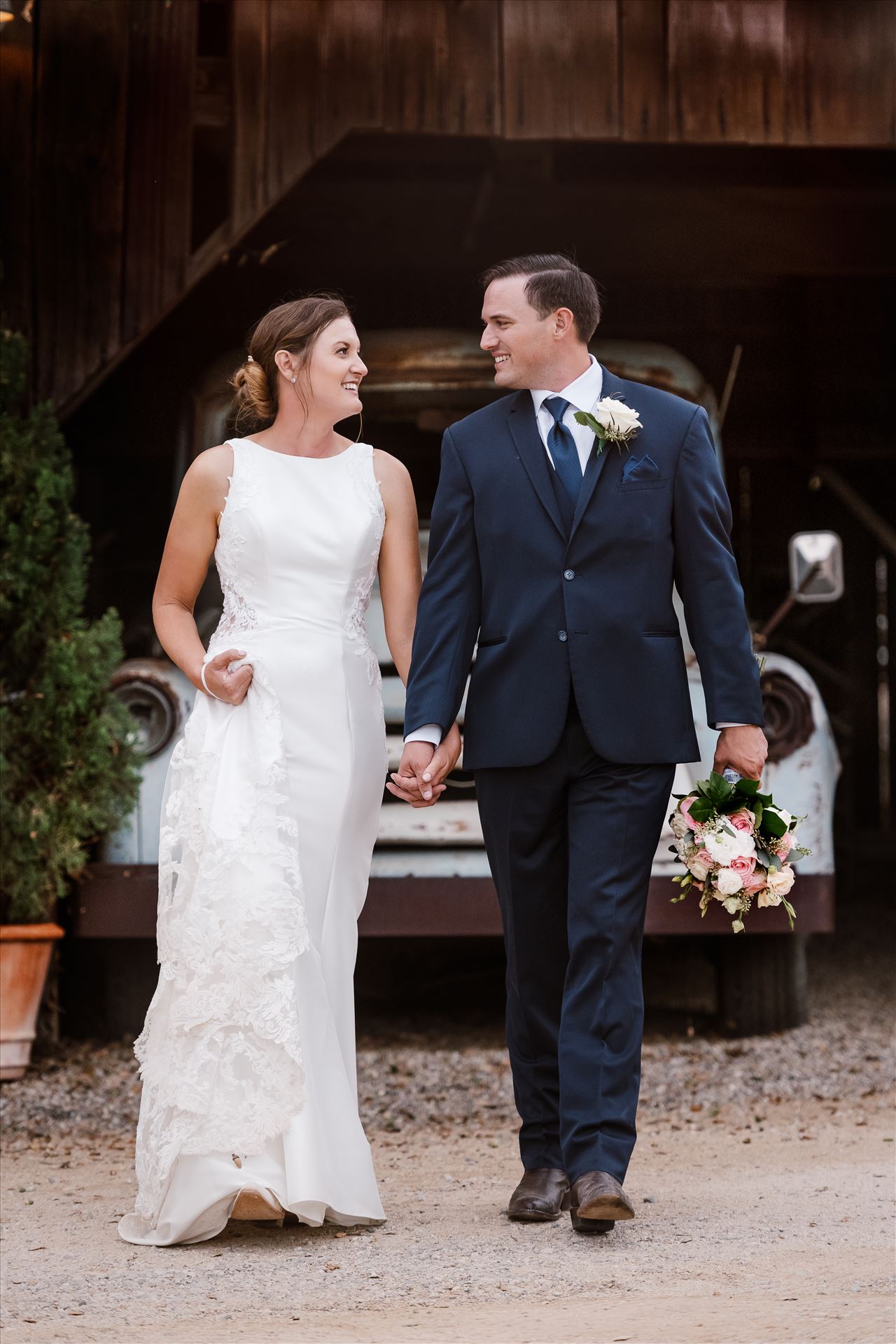 BG Final--22.jpgDana Powers House and Barn Nipomo, California in San Luis Obispo County by Mirror's Edge Photography.  Amazing venue  in Downtown San Luis Obispo. Country Bride and Groom with vintage truck.