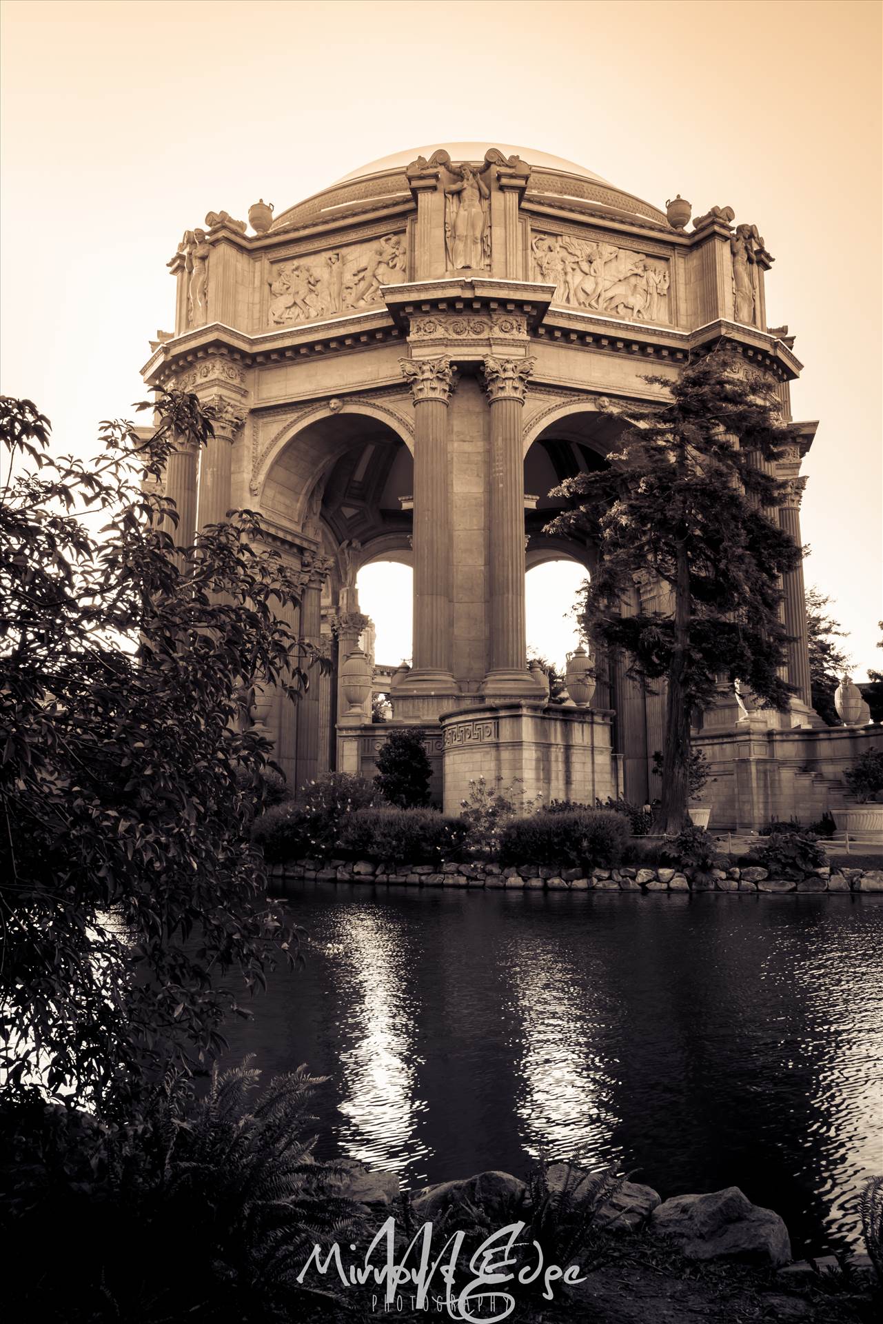 Palace of the Fine Arts Sunset (1 of 1).JPG - undefined by Sarah Williams