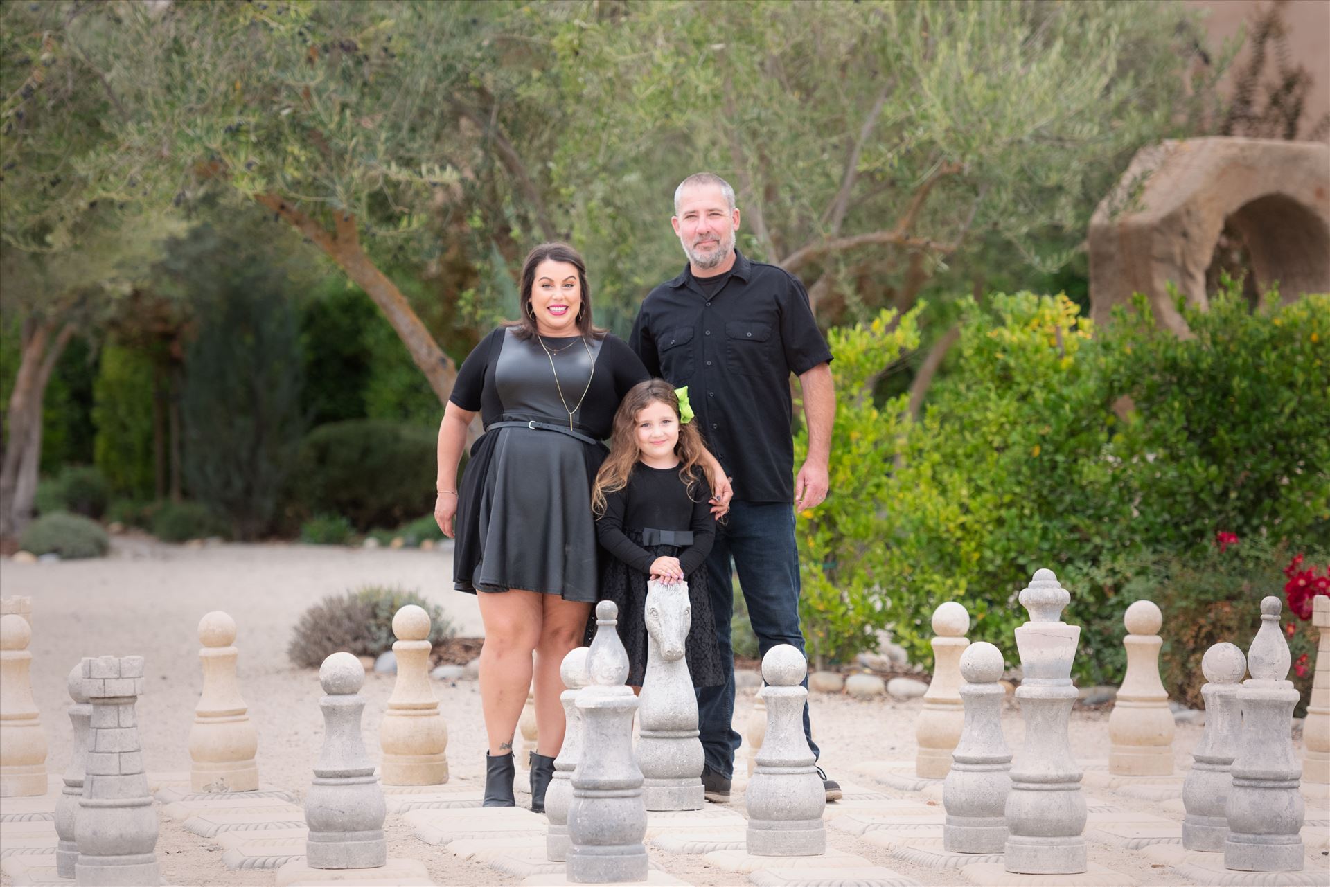 Final-8089.JPG - Sarah Williams of Mirror's Edge Photography, a San Luis Obispo Wedding, Engagement and Portrait Photographer, captures the Foster Family Fall Session at the gorgeous Allegretto Resort and Vineyards in Paso Robles, California. Chess Board Family Photograph by Sarah Williams