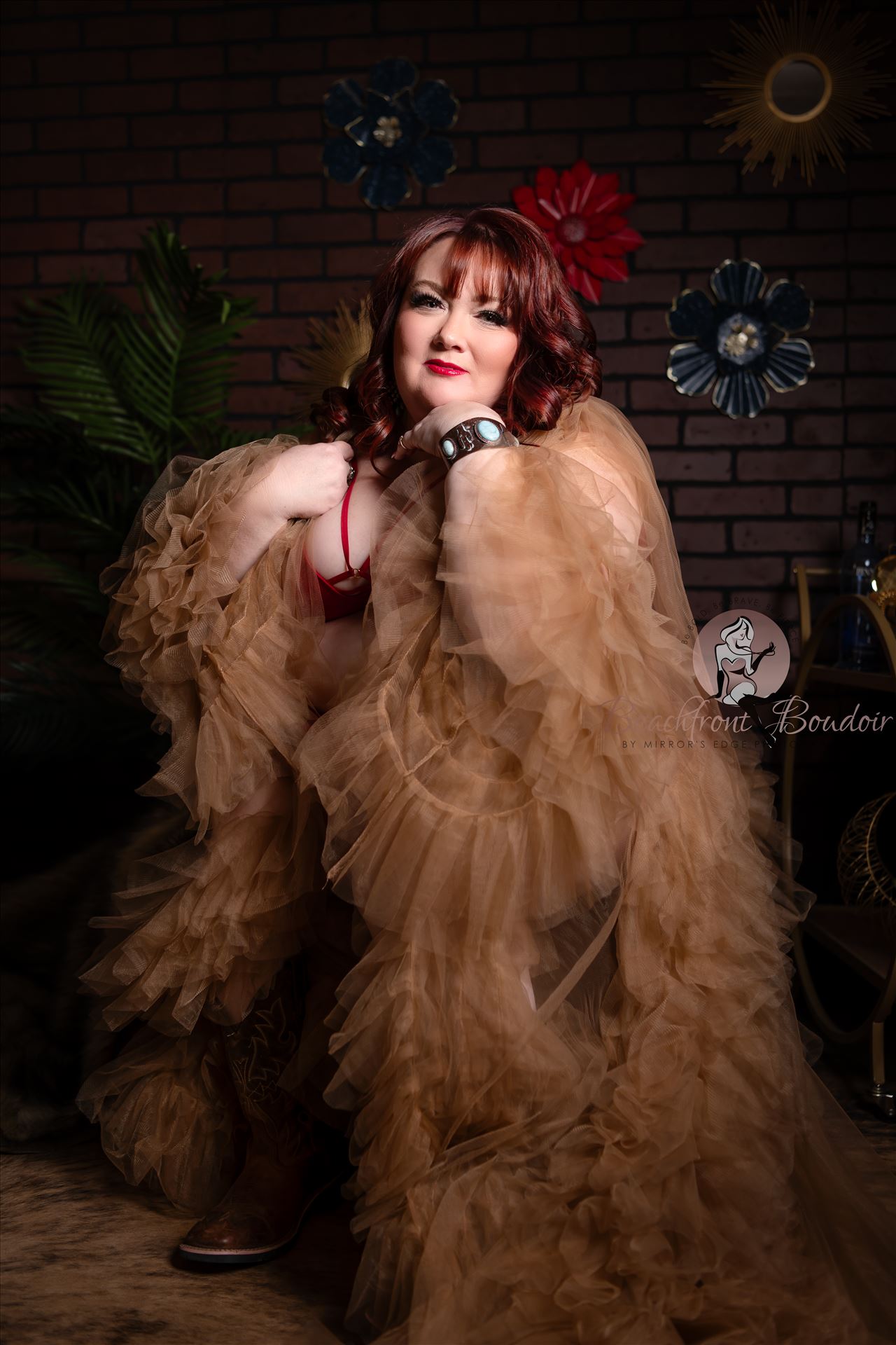 Port 2-.jpg - Beachfront Boudoir by Mirror's Edge Photography is a Boutique Luxury Boudoir Photography Studio located in San Luis Obispo County. My mission is to show as many women as possible how beautiful they truly are! Plus sized boudoir robe poses by Sarah Williams
