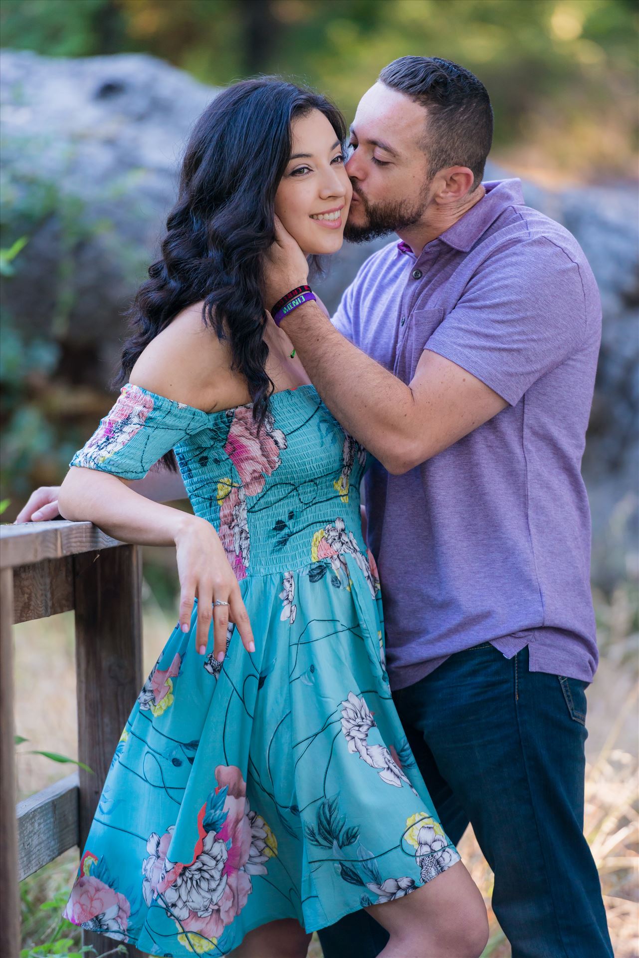 Cinthya and Carlos 24 - Los Osos State Park Reserve Engagement Photography and Wedding Photography by Mirror's Edge Photography.  Romance in the woods by Sarah Williams