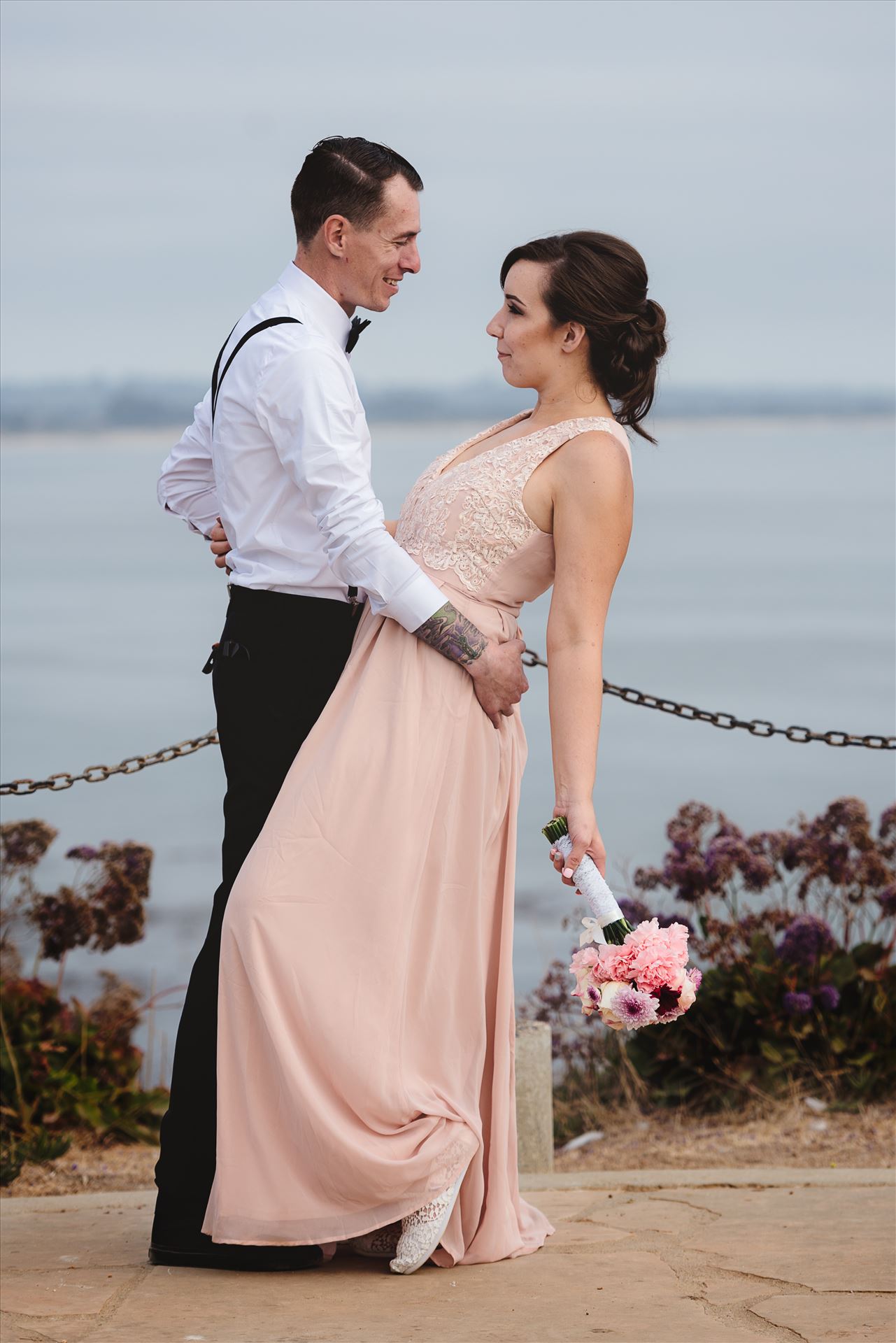 Courtney and Ruiz Shell Beach Wedding 14 -  by Sarah Williams