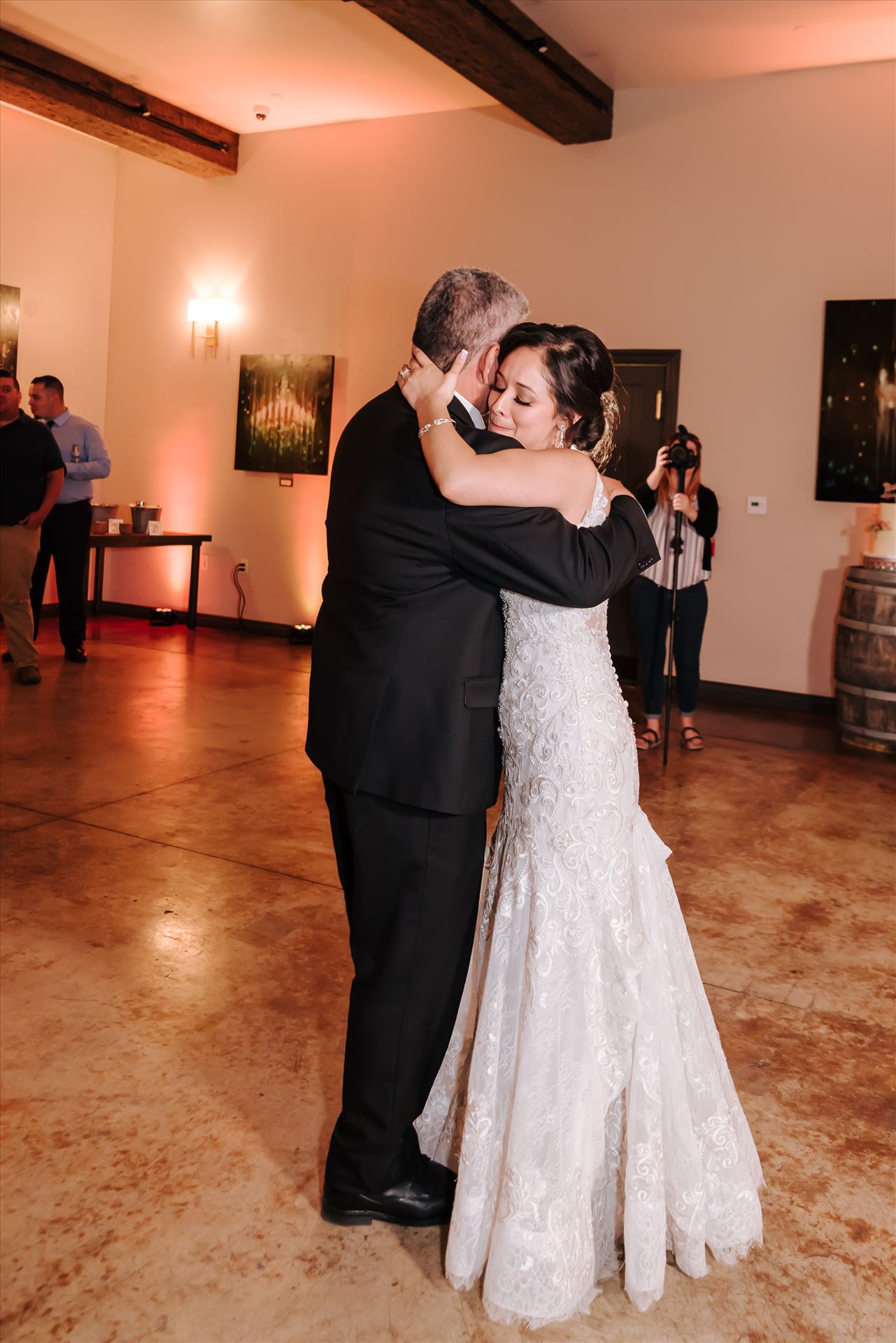 Edith and Kyle 170 - Mirror's Edge Photography captures Edith and Kyle's wedding at the Tooth and Nail Winery in Paso Robles California. Father daughter dance by Sarah Williams