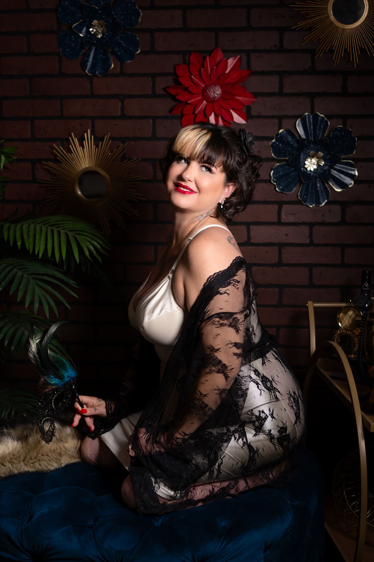 Final--6.jpg - Beachfront Boudoir by Mirror's Edge Photography is a Boutique Luxury Boudoir Photography Studio located in San Luis Obispo County. My mission is to show as many women as possible how beautiful they truly are! Betty Page Boudoir Retro 60's Chic by Sarah Williams