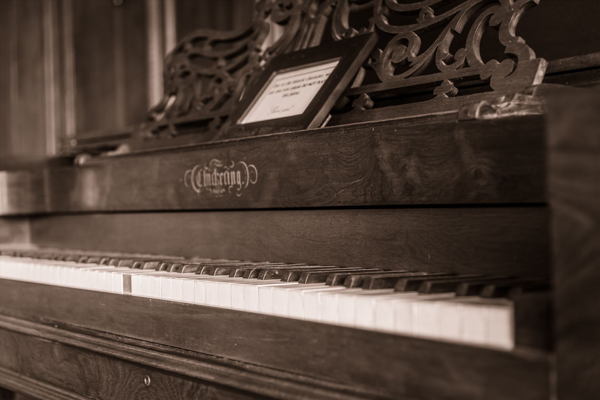 Stanley Hotel Piano Close Up FP (1 of 1).JPG -  by Sarah Williams