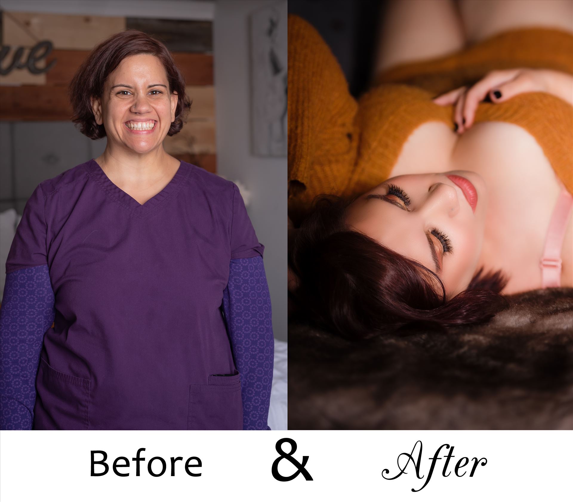 before and after Miranda.jpg -  by Sarah Williams