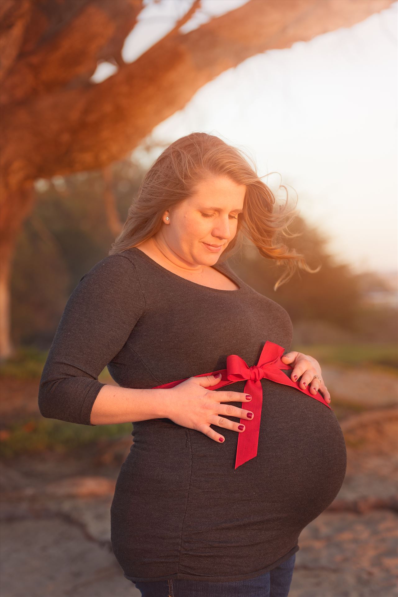 Tiffany and Shawn Maternity Pismo Beach 2 -  by Sarah Williams