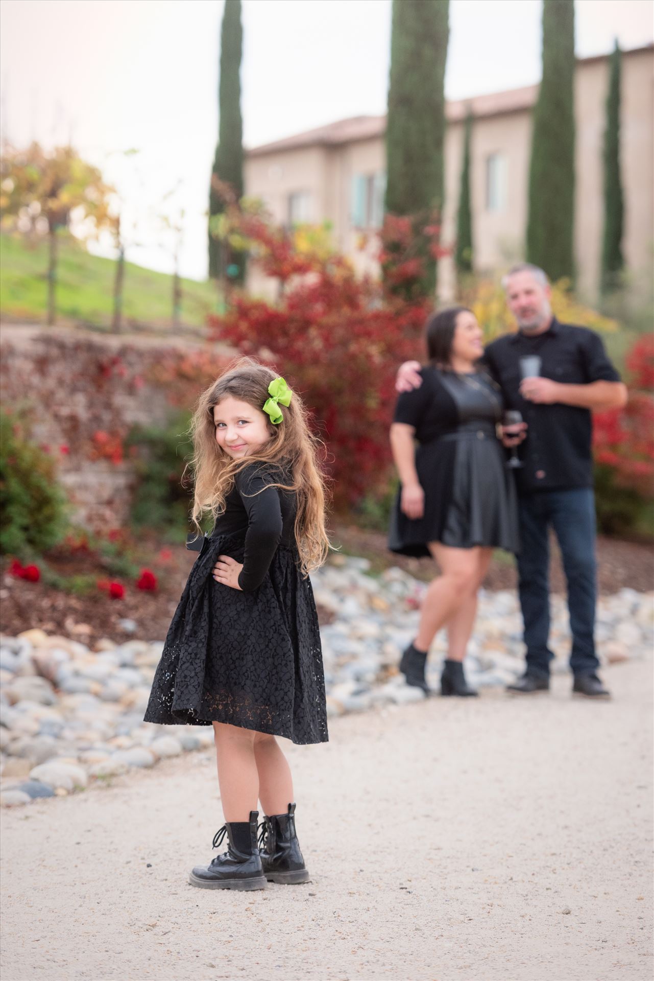 Final-8219.JPG - Sarah Williams of Mirror's Edge Photography, a San Luis Obispo Wedding, Engagement and Portrait Photographer, captures the Foster Family Fall Session at the gorgeous Allegretto Resort and Vineyards in Paso Robles, California. Littles up front by Sarah Williams