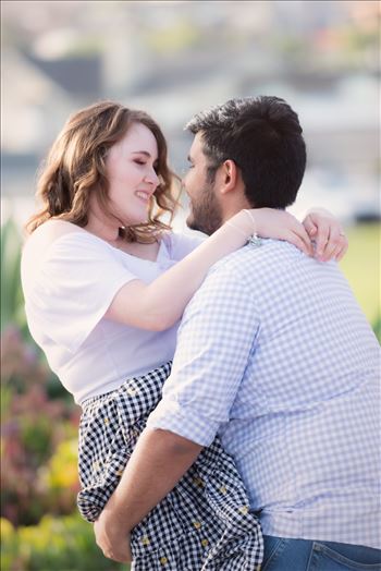 Sarah Williams of Mirror's Edge Photography, a San Luis Obispo Wedding and Engagement Photographer, captures Kara-Leigh and Deaven's amazing Engagement Photography Session at the Dinosaur Caves Park in Pismo Beach California. So in love.