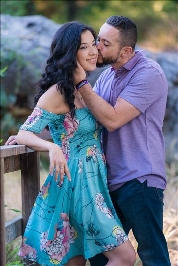 Los Osos State Park Reserve Engagement Photography and Wedding Photography by Mirror's Edge Photography.  Romance in the woods