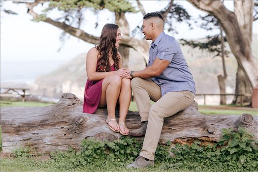 Mirror's Edge Photography captures CiCi and Rocky's Sunrise Engagement in Los Osos California at Montana de Oro, Spooner's Cove and Los Osos Oaks Reserve.  Sweet couple in love at the beach