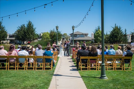 Mirror's Edge Photography captures a high tea wedding at the Cypress Ridge Golf Club and Pavilion in Arroyo Grande, California.  Ceremony by the lake