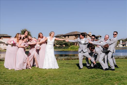 Cypress Ridge Pavilion Wedding Photography by Mirror's Edge Photography in Arroyo Grande California.  Bridal party