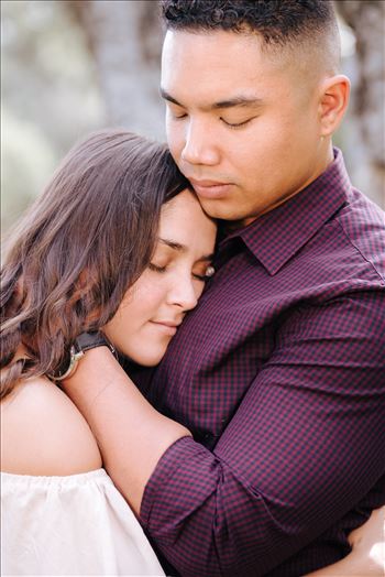 Mirror's Edge Photography captures CiCi and Rocky's Sunrise Engagement in Los Osos California at Montana de Oro, Spooner's Cove and Los Osos Oaks Reserve.  Sweet couple in love close
