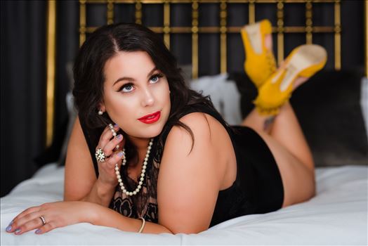 Beachfront Boudoir by Mirror's Edge Photography, San Luis Obispo County's Number One Luxury Boudoir Photography Experience.  Promoting body positive movement, empowerment, confidence and self love. Monroe inspired boudoir yellow shoes
