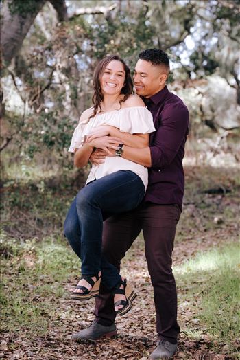 Mirror's Edge Photography captures CiCi and Rocky's Sunrise Engagement in Los Osos California at Montana de Oro, Spooner's Cove and Los Osos Oaks Reserve.  Natural romance