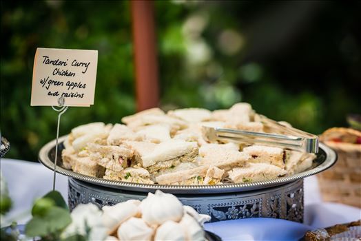 Mirror's Edge Photography captures a high tea wedding at the Cypress Ridge Golf Club and Pavilion in Arroyo Grande, California.  Cypress Ridge Catering food